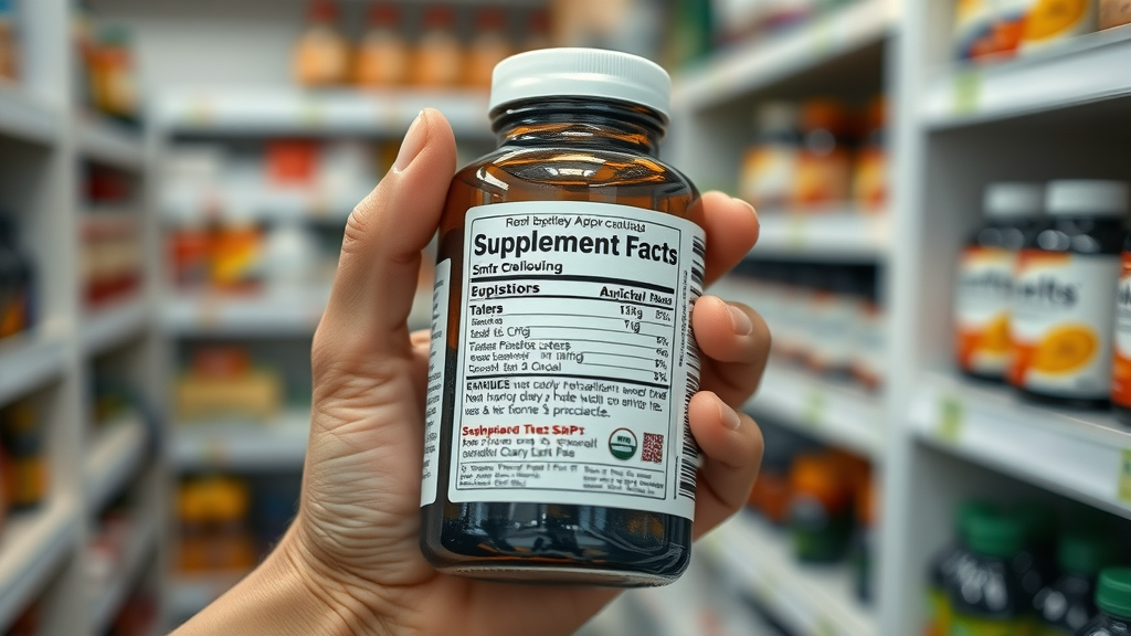 Supplement bottle label close-up highlighting absorption and bioavailability for optimal absorption vs pills